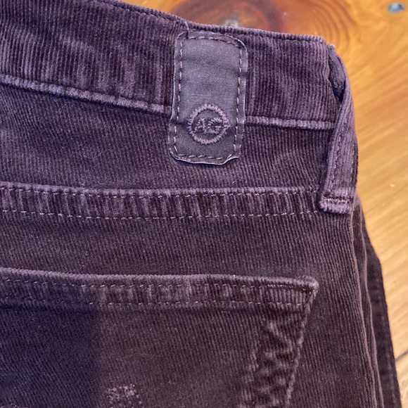 AG JEANS 26 The Stevie Slim Straight Fine Waled Jeans Jegging GOLDSCHMIED - Picture 8 of 9